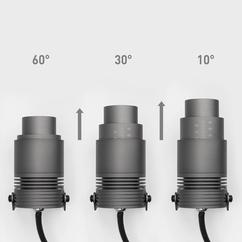 Светильник ALT-RAY-ZOOM-R61-12W Warm3000 (DG, 10-60 deg, 230V) (Arlight, IP67 Металл, 3 года)