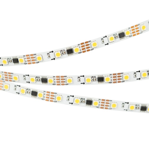 Лента светодиодная SPI-5000-5060-60 12V Cx3 Day4000-Auto (10mm, 13.2W, IP20) (Arlight, Открытый, IP20)