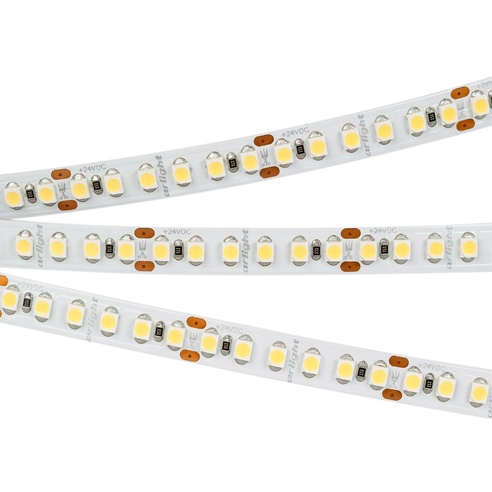 Лента светодиодная RT6-3528-180 24V White6000 3x (900 LED) (Arlight, 14.4 Вт/м, IP20)