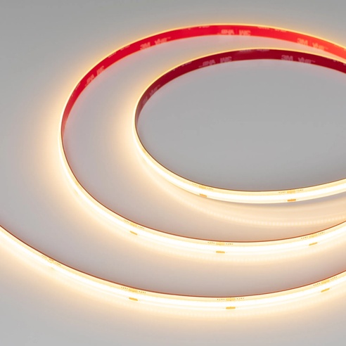 Лента светодиодная герметичная COB-SE-X480-8mm 24V Warm2700 (10 W/m, IP65, 5m) (Arlight, 5 лет)