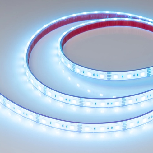 Лента светодиодная герметичная RTW-PFS-B60-13mm 12V RGB (14.4 W/m, IP68, 5060, 5m) (Arlight, -)