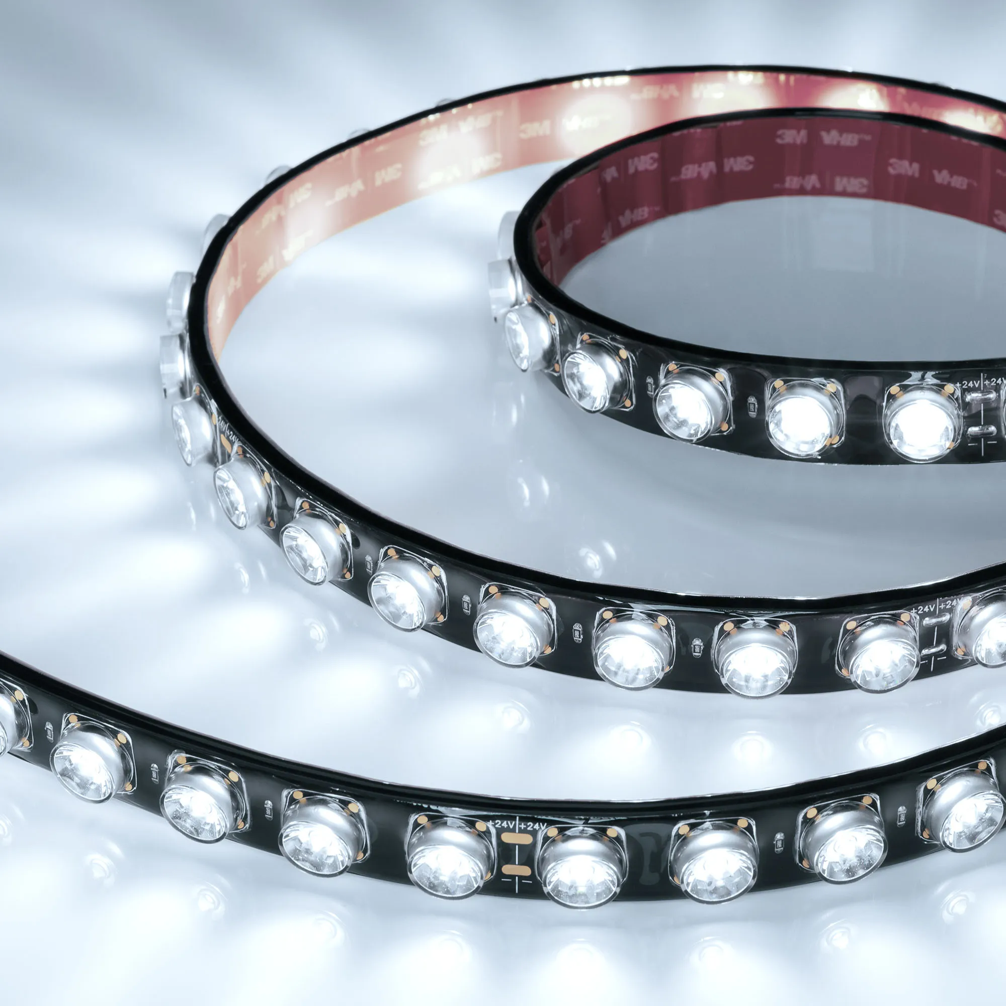 Лента герметичная FLT-PS-A42-BLACK-23mm 24V White6000 (21 W/m, IP67, 15deg, 5m) (Arlight, -) - изображение товара