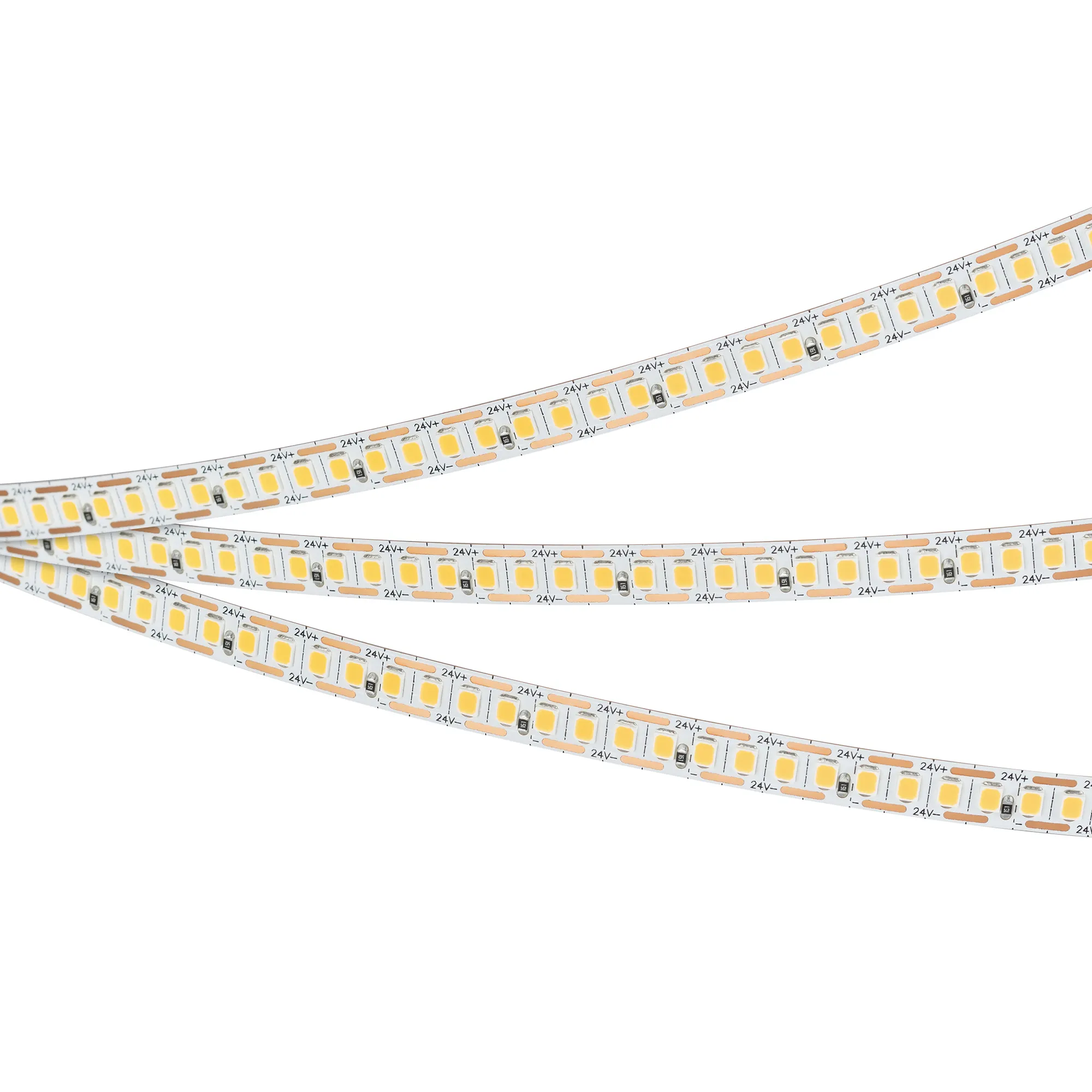 Лента светодиодная RT-A200-8mm 24V Warm3000-CX1 (16 W/m, IP20, 5m) (Arlight, резка 1 светодиод) - изображение товара
