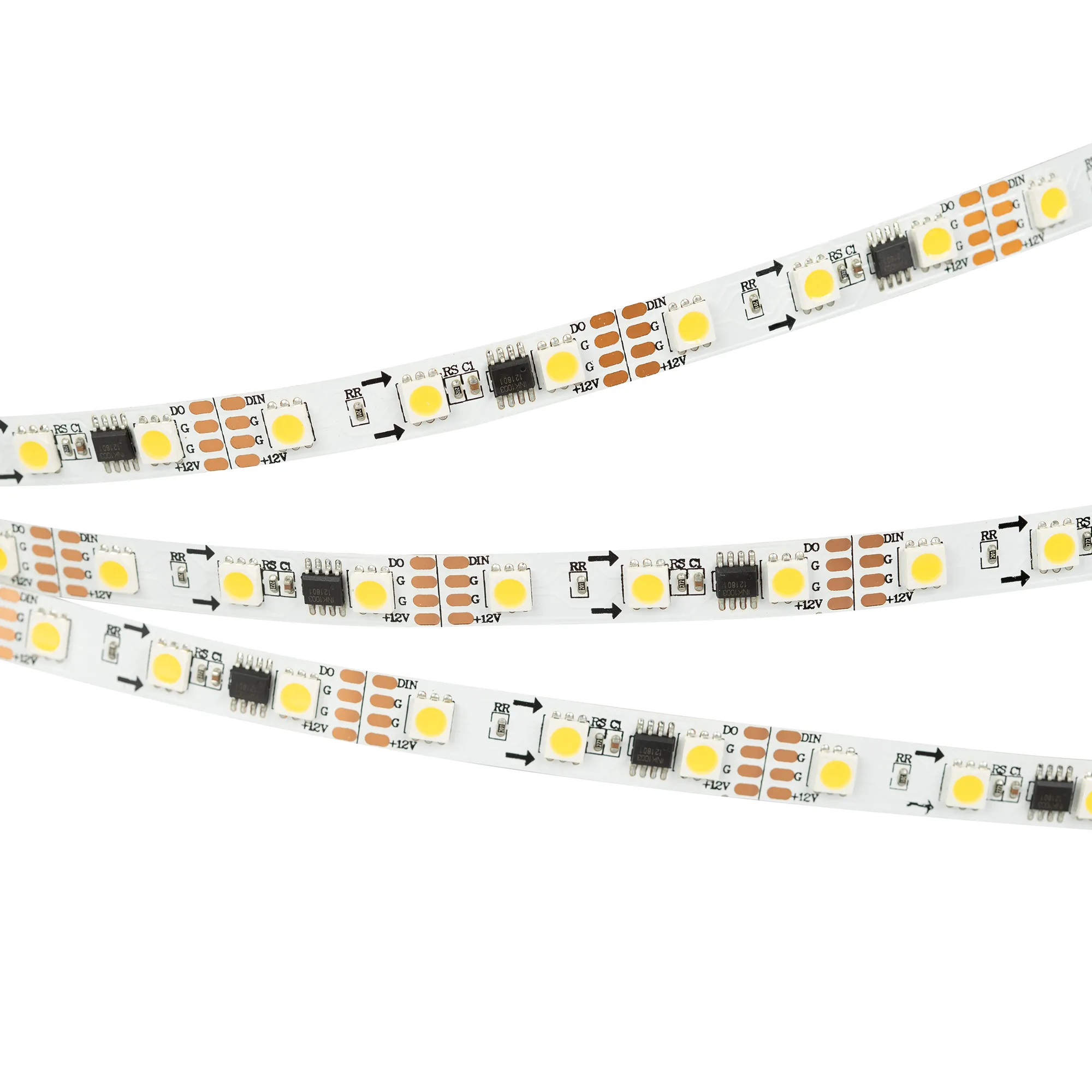 Лента светодиодная SPI-5000-5060-60 12V Cx3 Day4000-Auto (10mm, 13.2W, IP20) (Arlight, Открытый, IP20)