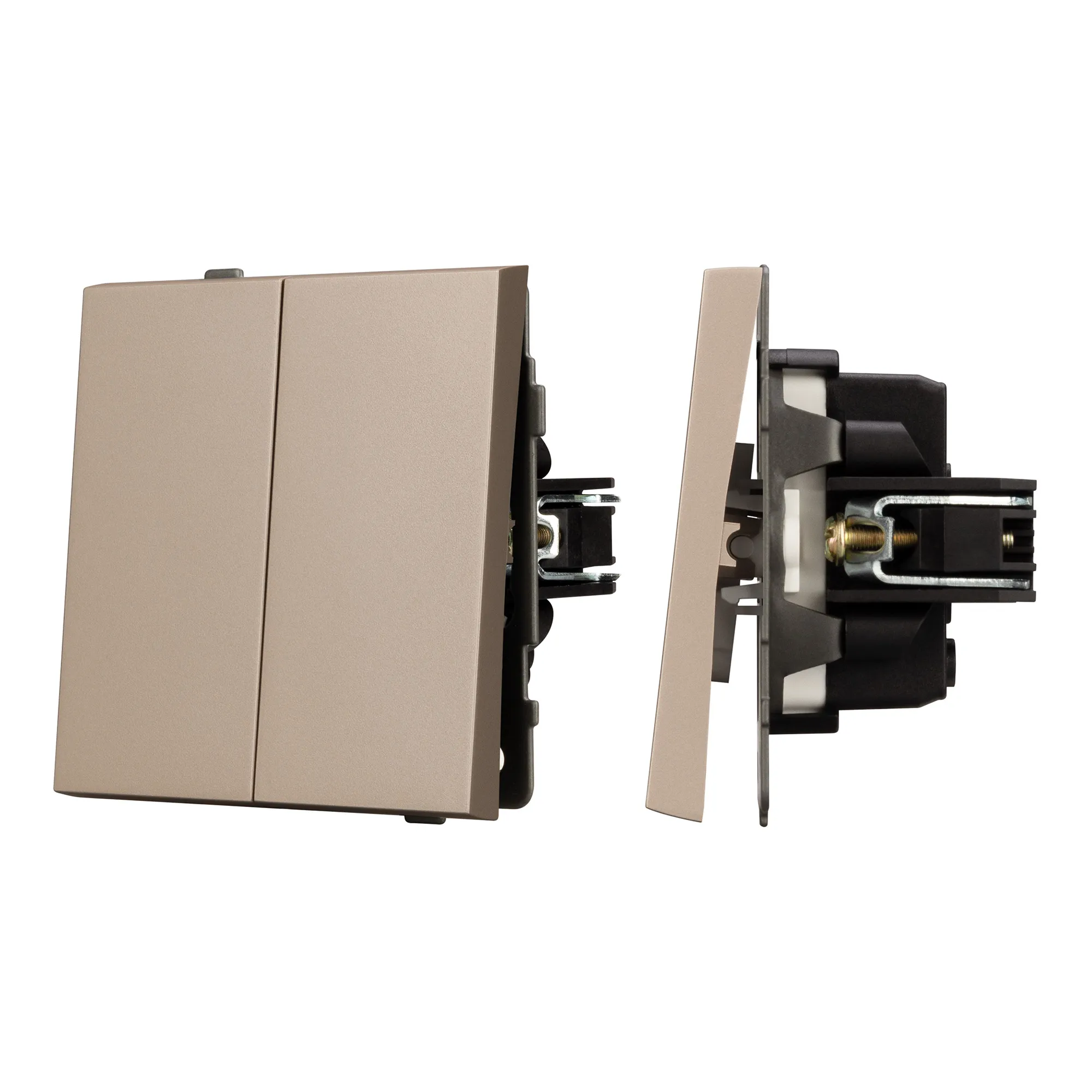 Механизм выключателя управления шторами SWT-TENDO-MKR2-PL-GD (230V, 10A) (Arlight, -) - изображение товара