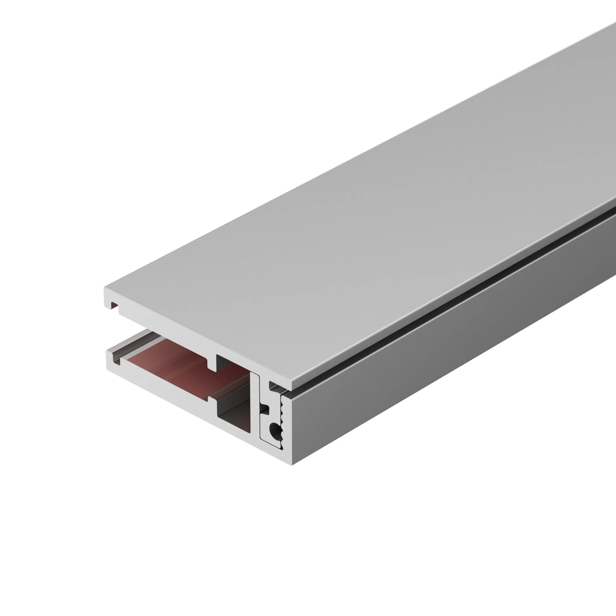 Профиль KLUS-GLASS-56-2000 ANOD (Arlight, Алюминий) - изображение товара