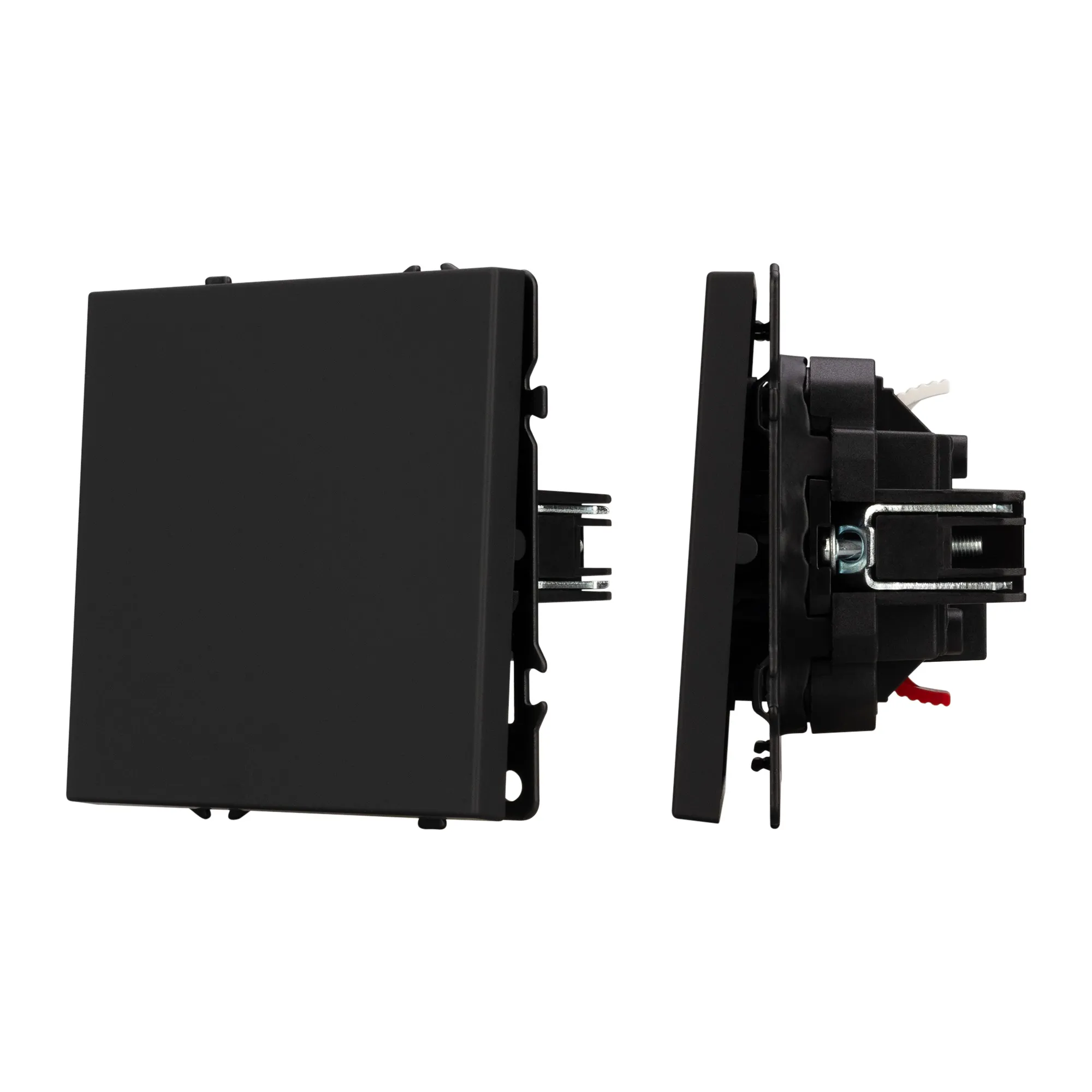 Механизм выключателя одноклавишный проходной SWT-NOBE-MKP1-SFPL-BK (230V, 10A) (Arlight, -)