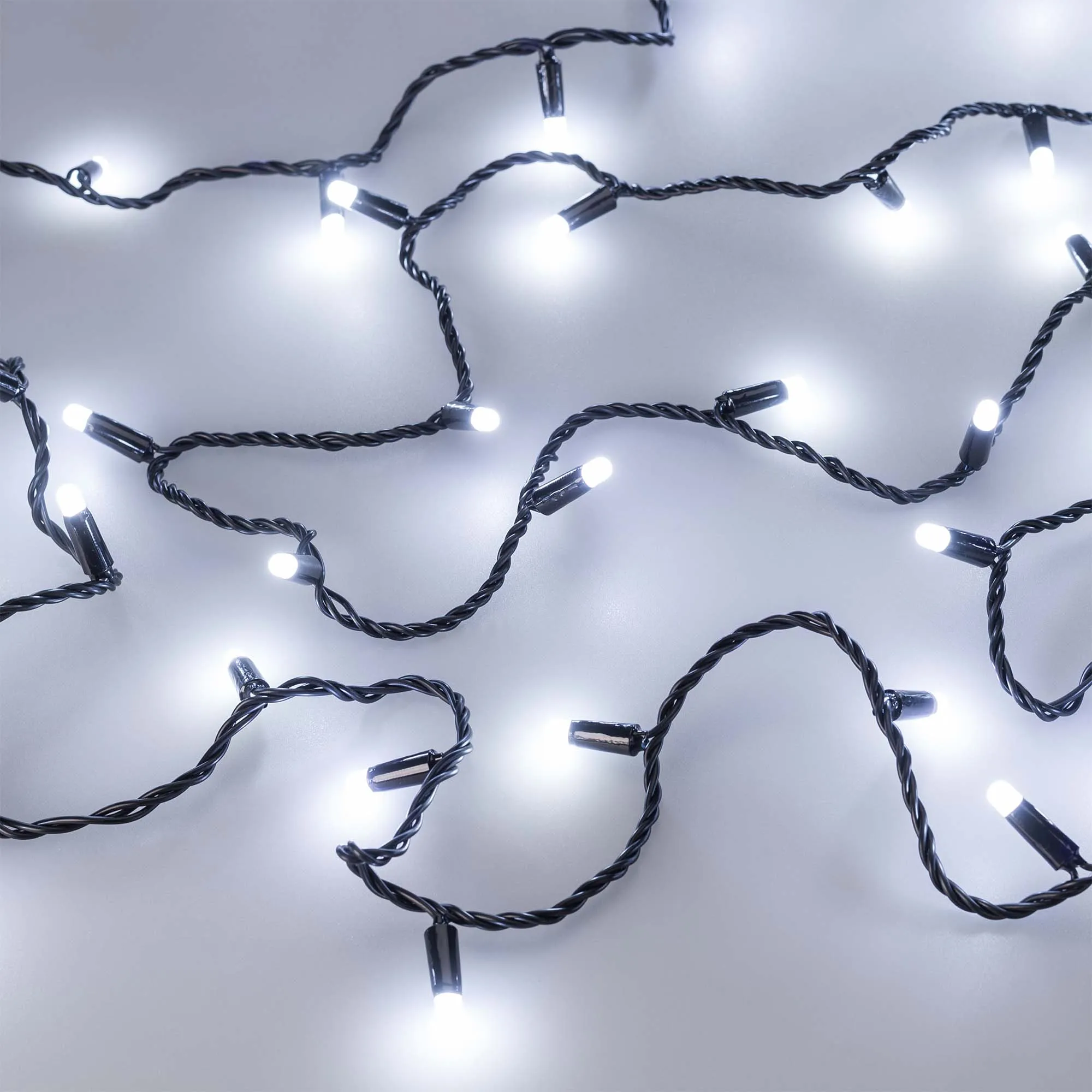 Светодиодная гирлянда ARD-STRING-CLASSIC-1000-BLACK-100LED-MILK-PULSE White (230V, 7W) (Ardecoled, IP65) - изображение товара