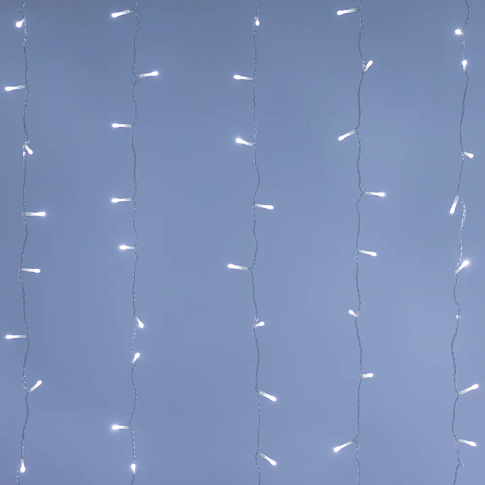 Светодиодная гирлянда ARD-CURTAIN-HOME-2000x2500-CLEAR-300LED White (230V, 12W) (Ardecoled, IP20) - изображение товара